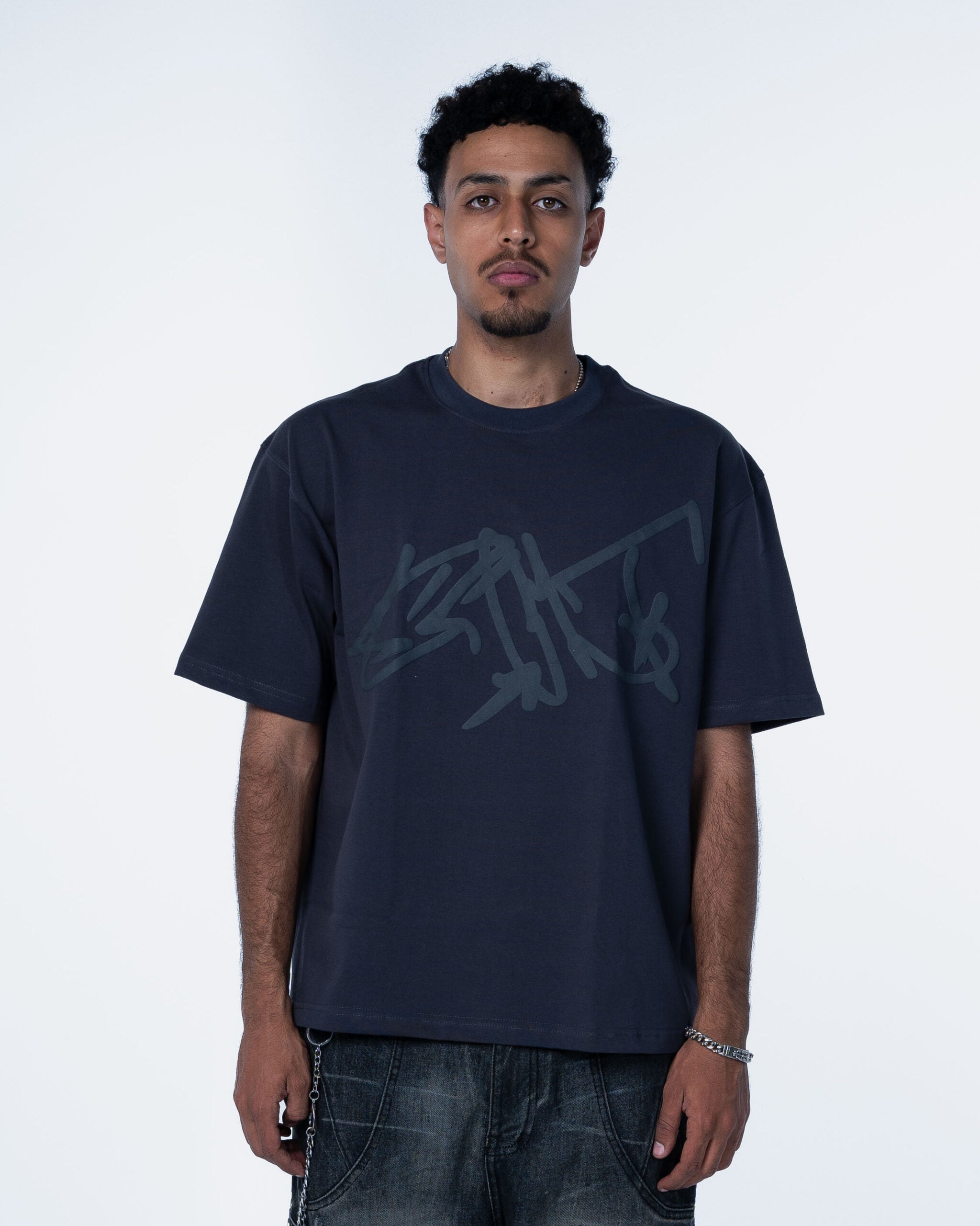 GRAY PUFFY T-SHIRT