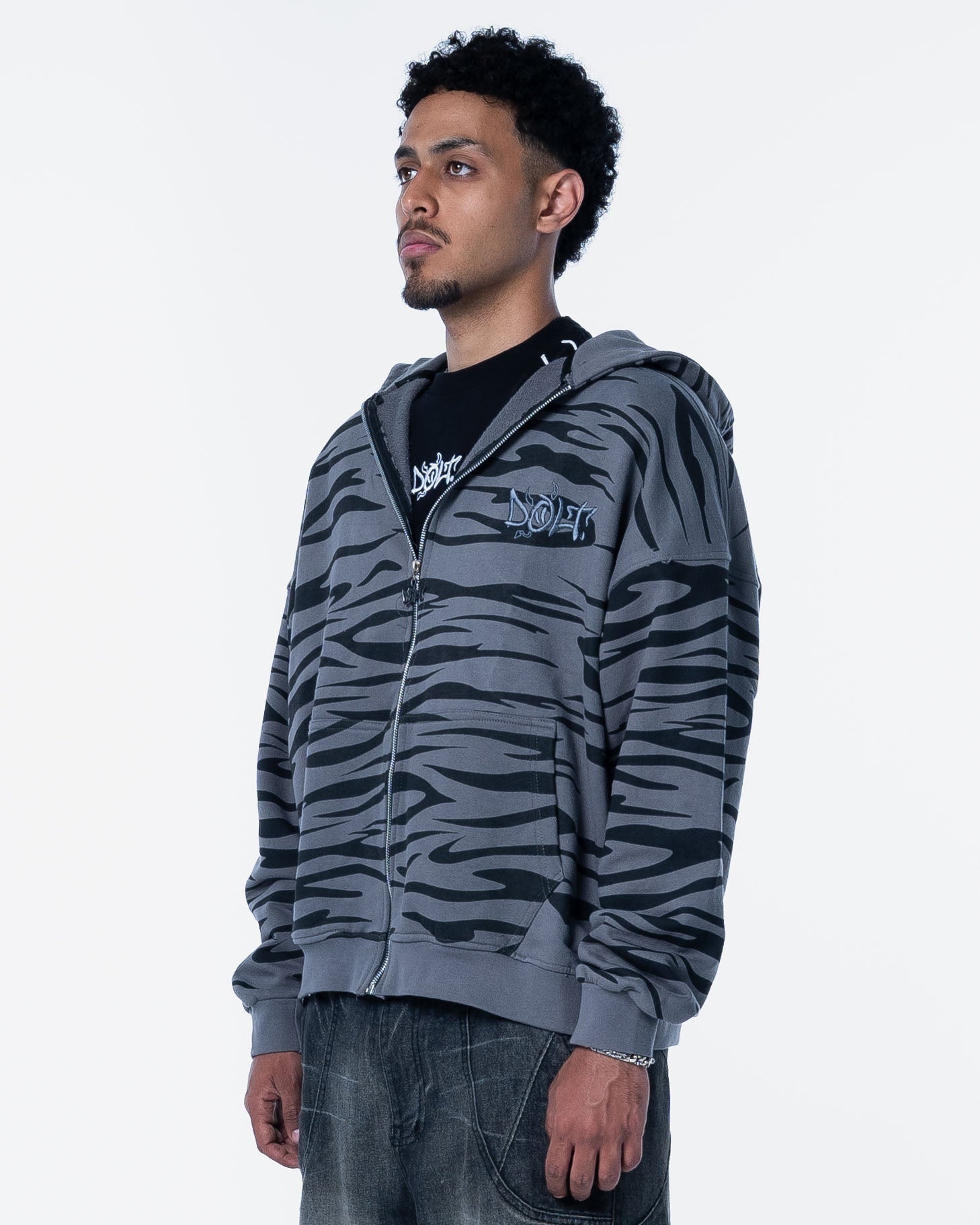ZEBRA ZIP GRAY