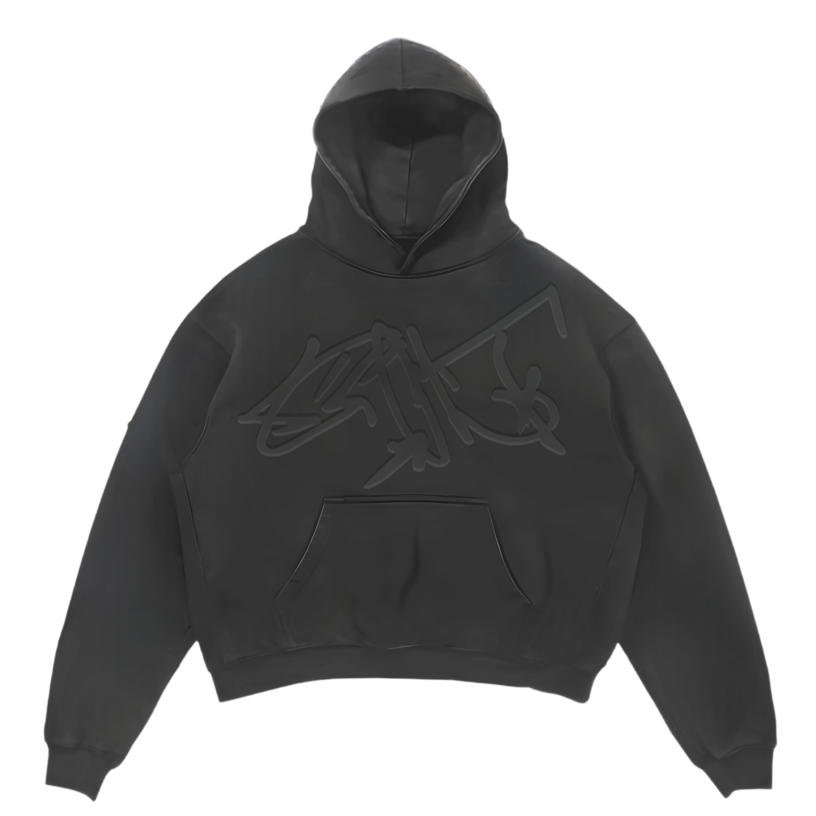 GRAY PUFFY HOODIE