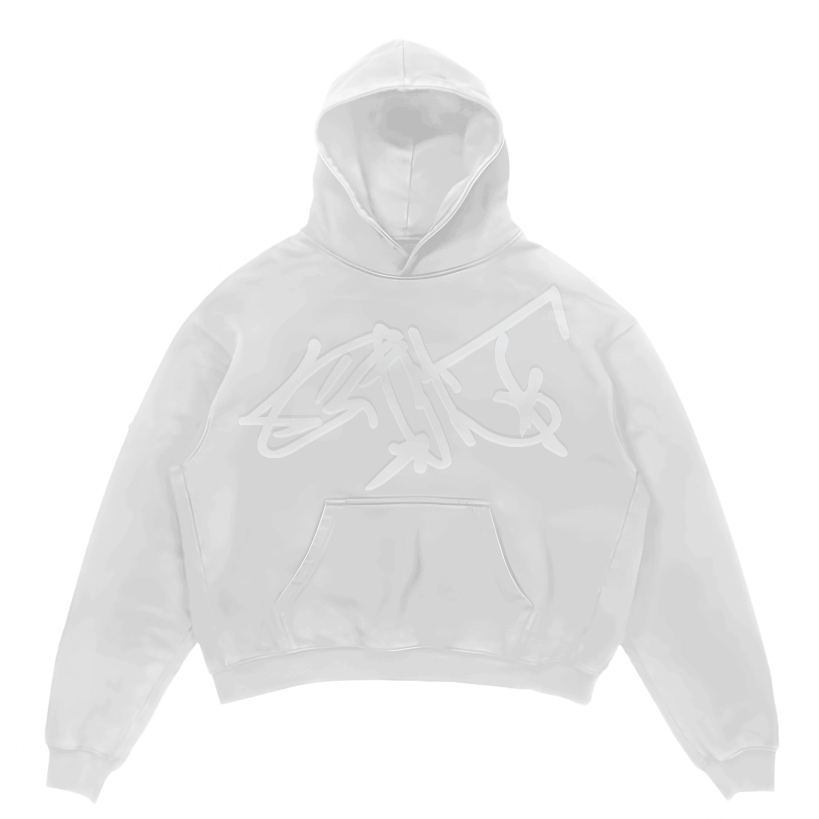 WHITE PUFFY HOODIE
